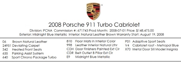 Used 2008 Porsche 911 Turbo for sale Sold at Ryan Friedman Motor Cars LLC in Glen Cove NY 11542 5
